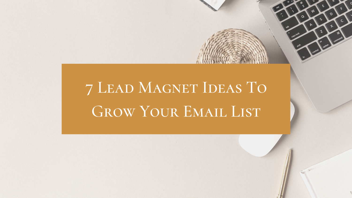 7 Lead Magnet Ideas To Grow Your Email List